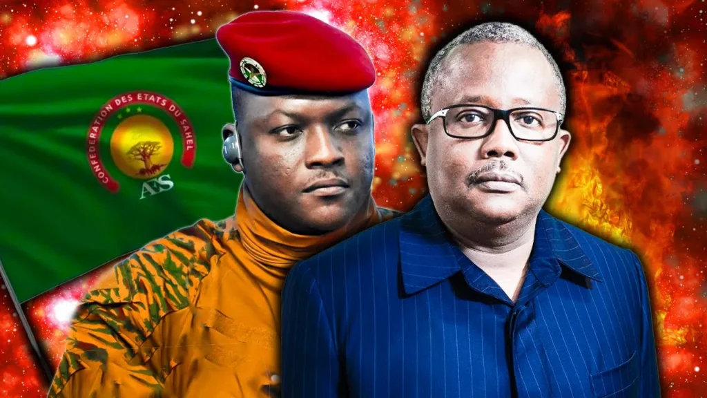 Embaló Vire la CEDEAO et se Porte candidat, L'AES Riposte Par Ibrahim Traoré.