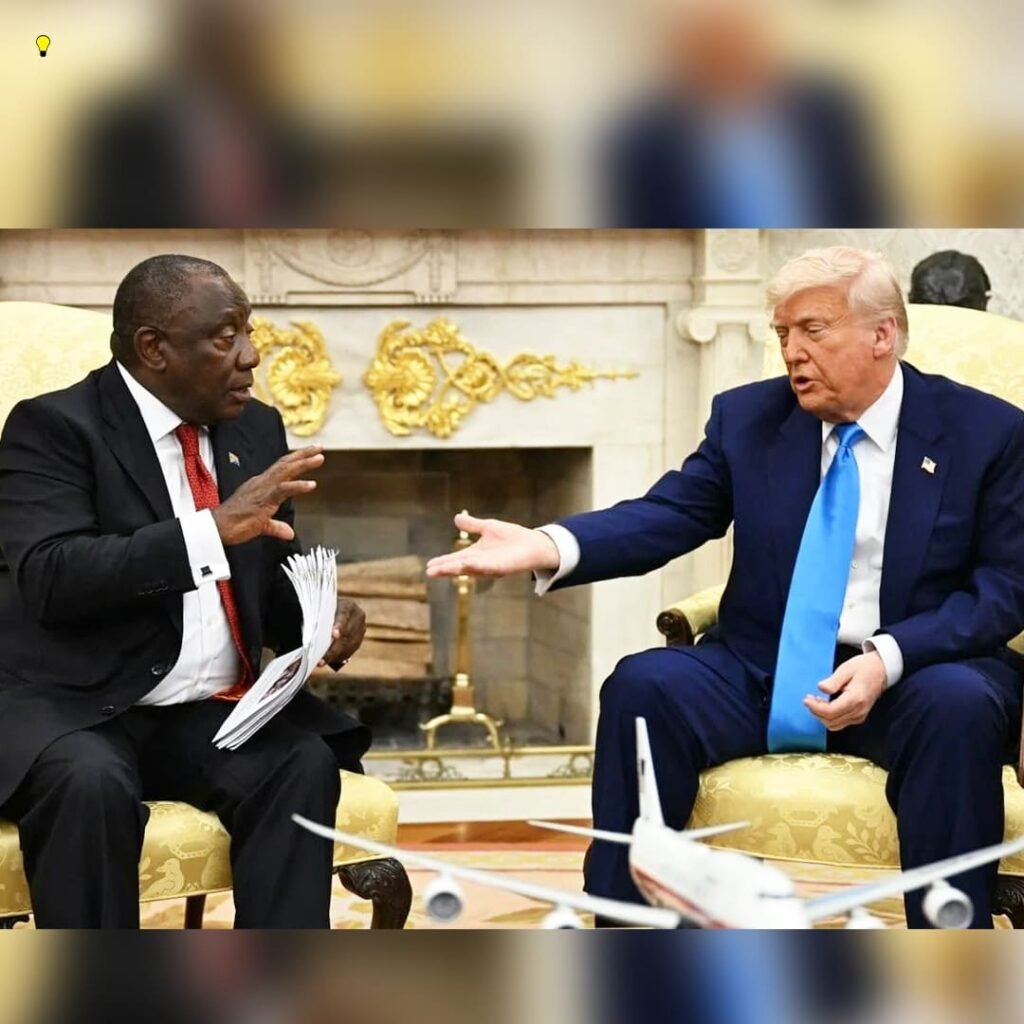 trumps et ramaphosa