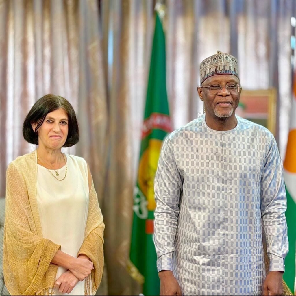 Présentation des copies figurées des lettres de créance de l’Ambassadrice désignée du Royaume d’Espagne auprès de la République du Niger