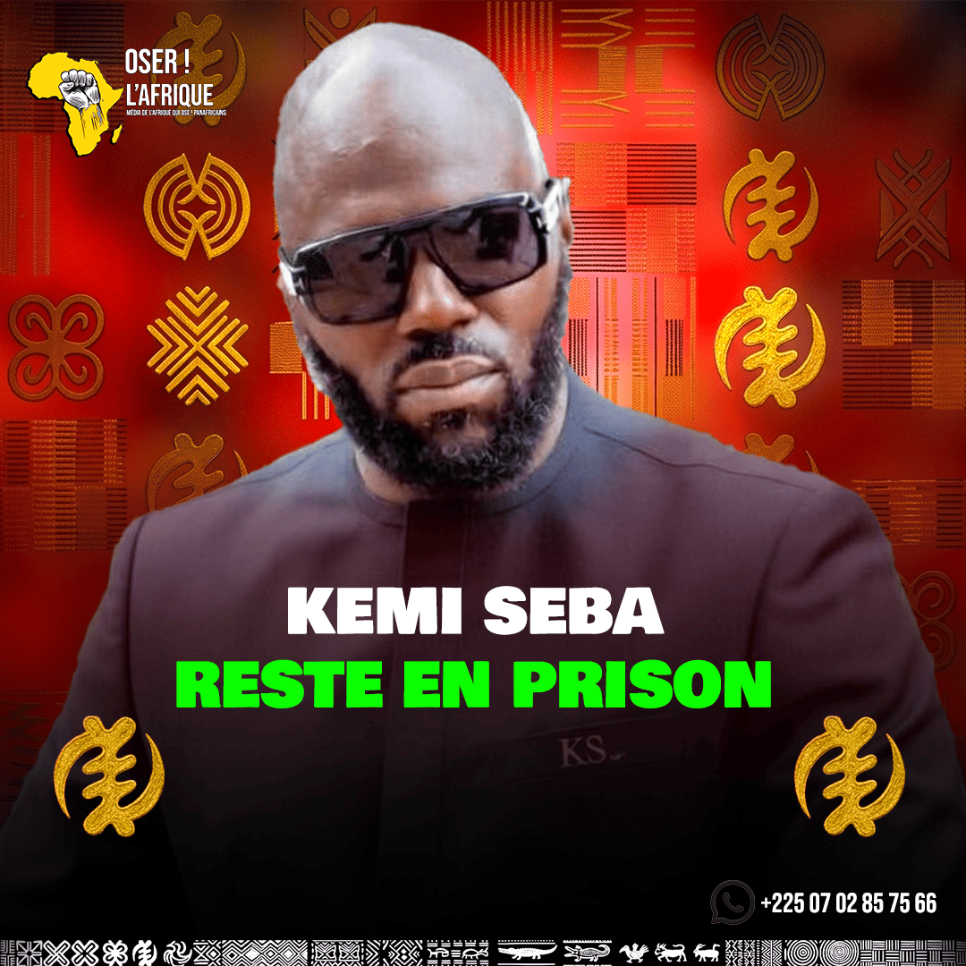 Kemi Seba reste en prison la justice sud-africaine reporte sa décision au 18 juin
